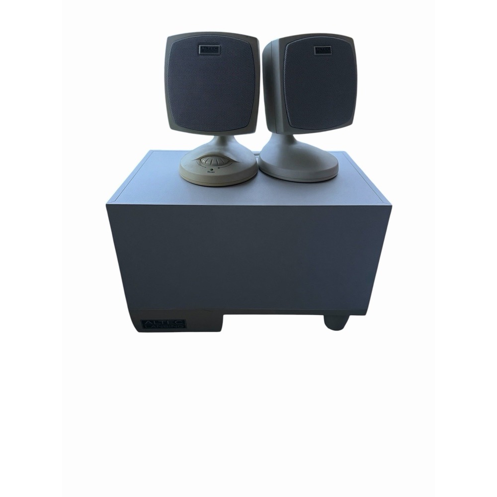 Altec Lansing  ACS33 PC Computer Speaker System w/ Subwoofer Tested/Working